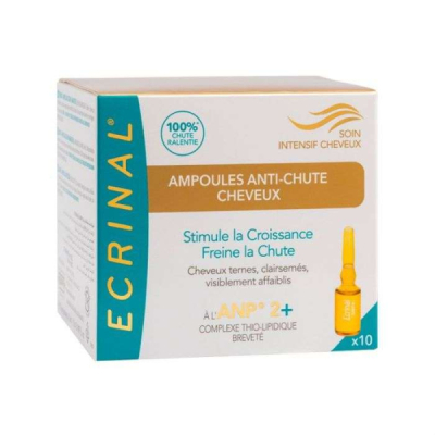 ECRINAL AMPOULES ANTI CHUTES CHEVEUX 10*5 ML