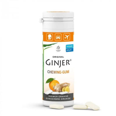 LEMON PHARMA CHEWING GUM GINGER - ORANGE