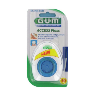 GUM FIL ACCESS FLOSS IMPLANT BRIDGE ET COURONNE REF 3200