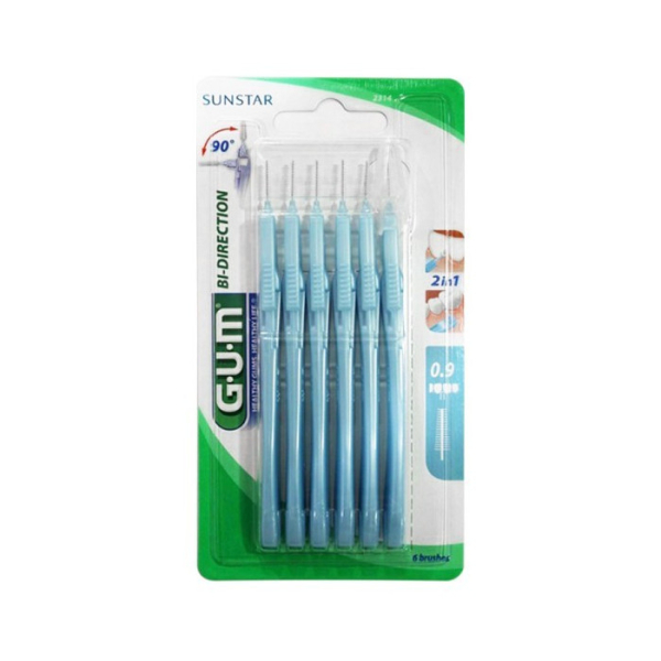 GUM MANCHE PAR 6 UNITES ABEC BROSSETTE MICRO FINE 0.9MM REF 2314
