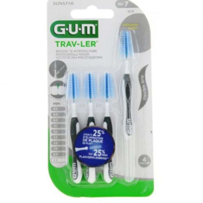 GUM MANCHE PAR 4 UNITES AVEC BROSSETTE LARGE 2.6MM REF 1619