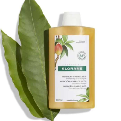 KLORANE BEURRE DE MANGUE SHAMPOOING TRAITANT NUTRITIF 400 ML