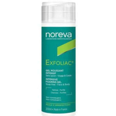 NOREVA EXFOLIAC GEL MOUSSANT INTENSIF 200 ML