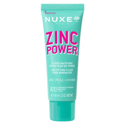 NUXE ZINC POWER FLUIDE MATIFIANT REDUCTEUR DE PORES 40 ML