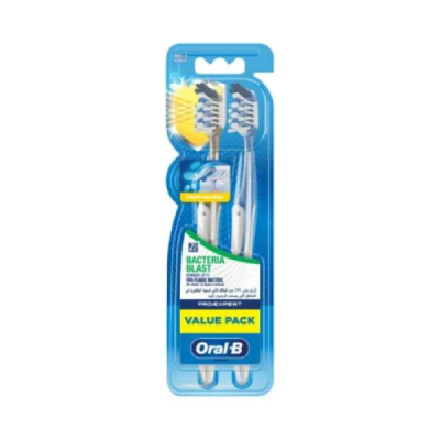 ORAL B PRO EXPERT BROSSE A DENTS ANTI BACTERIA PACK DE 2 MEDIUM 40