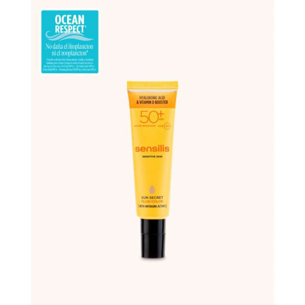 SENSILIS Soin pour le visage anti-âge fluide teinté SPF50+