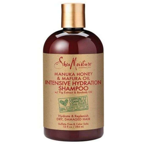SHEA MOISTURE MANUKA HONEY ET MAFURA OIL SHAMPOOING HYDRATATION INTENSIVE 384 ML