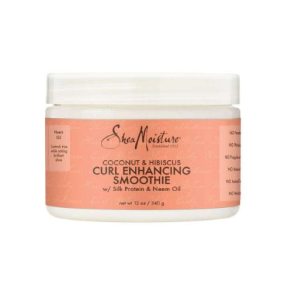 SHEA MOISTURE COCONUT ET HIBISCUS SMOOTHIE AMELIORATEUR DE BOUCLES 340 G