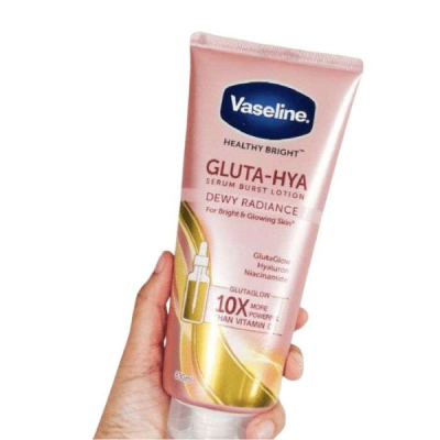 VASELINE GLUTA HYA SERUM BURST LOTION DEWY RADIANCE 330ML