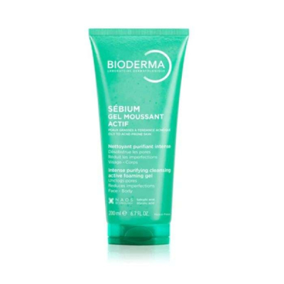 BIODERMA SEBIUM GEL MOUSSANT ACTIF 200 ML