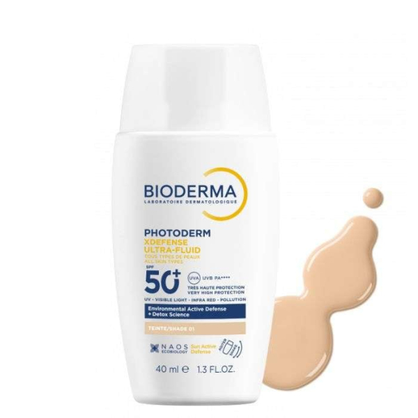 BIODERMA PHOTODERM XDEFENSE ULTRA FLUID SPF 50+ TEINTE 01 40 ML