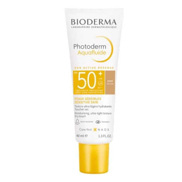 BIODERMA PHOTODERM AQUAFLUIDE SPF 50+ TEINTE DOREE 40ML