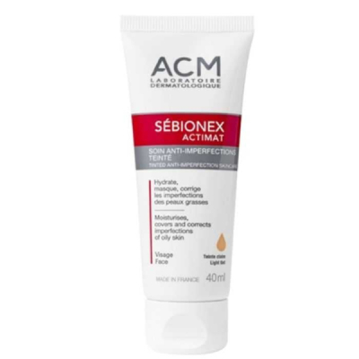ACM SEBIONEX ACTIMAT SOIN ANTI IMPPERFECTION TEINTEE CLAIRE 40 ML
